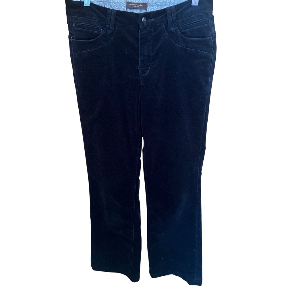 Christopher Blue Vintage Stretch Corduroy Pants Women's Size 6 Casual